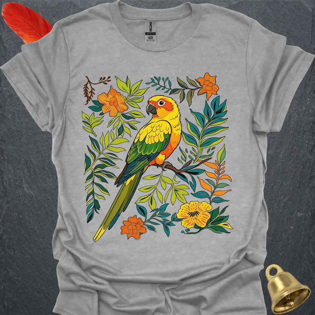 Sun Conure Boho Flower T-Shirt