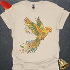 Sun Conure Flying Flower T-Shirt