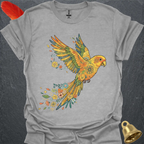Sun Conure Flying Flower T-Shirt