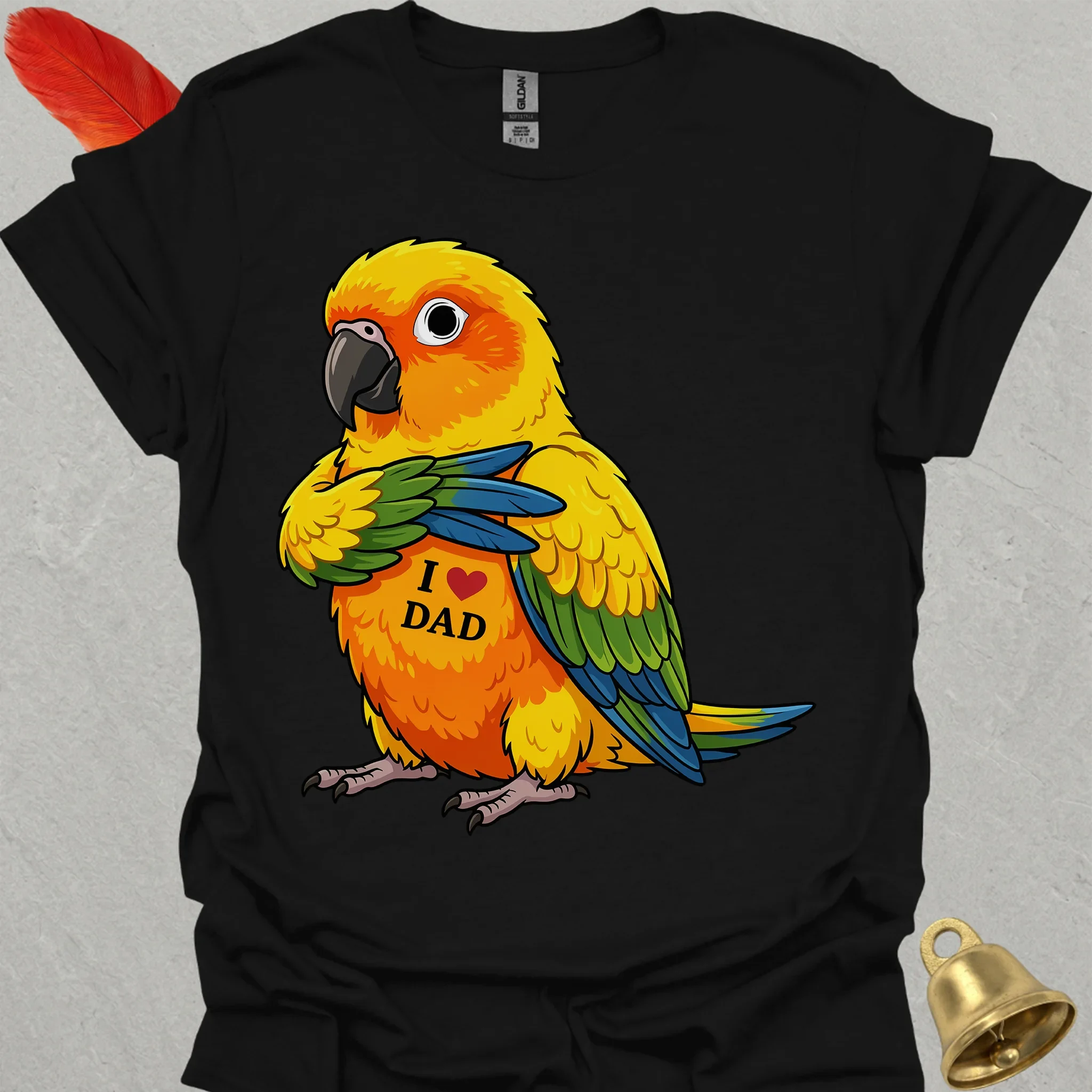 Sun Conure I Love Dad T-Shirt