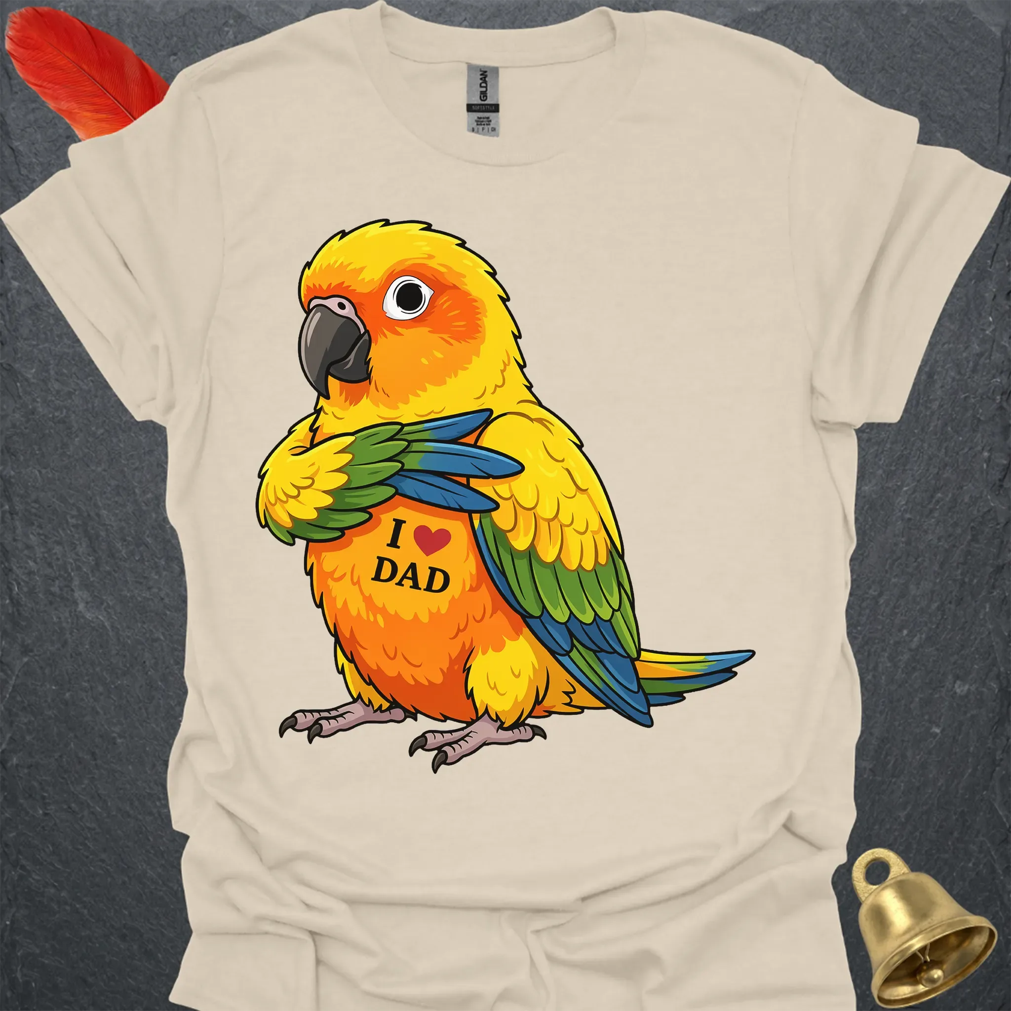 Sun Conure I Love Dad T-Shirt