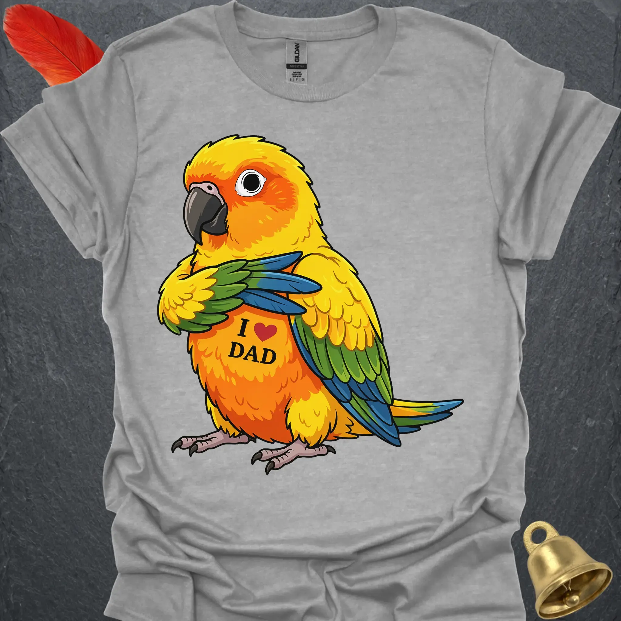 Sun Conure I Love Dad T-Shirt