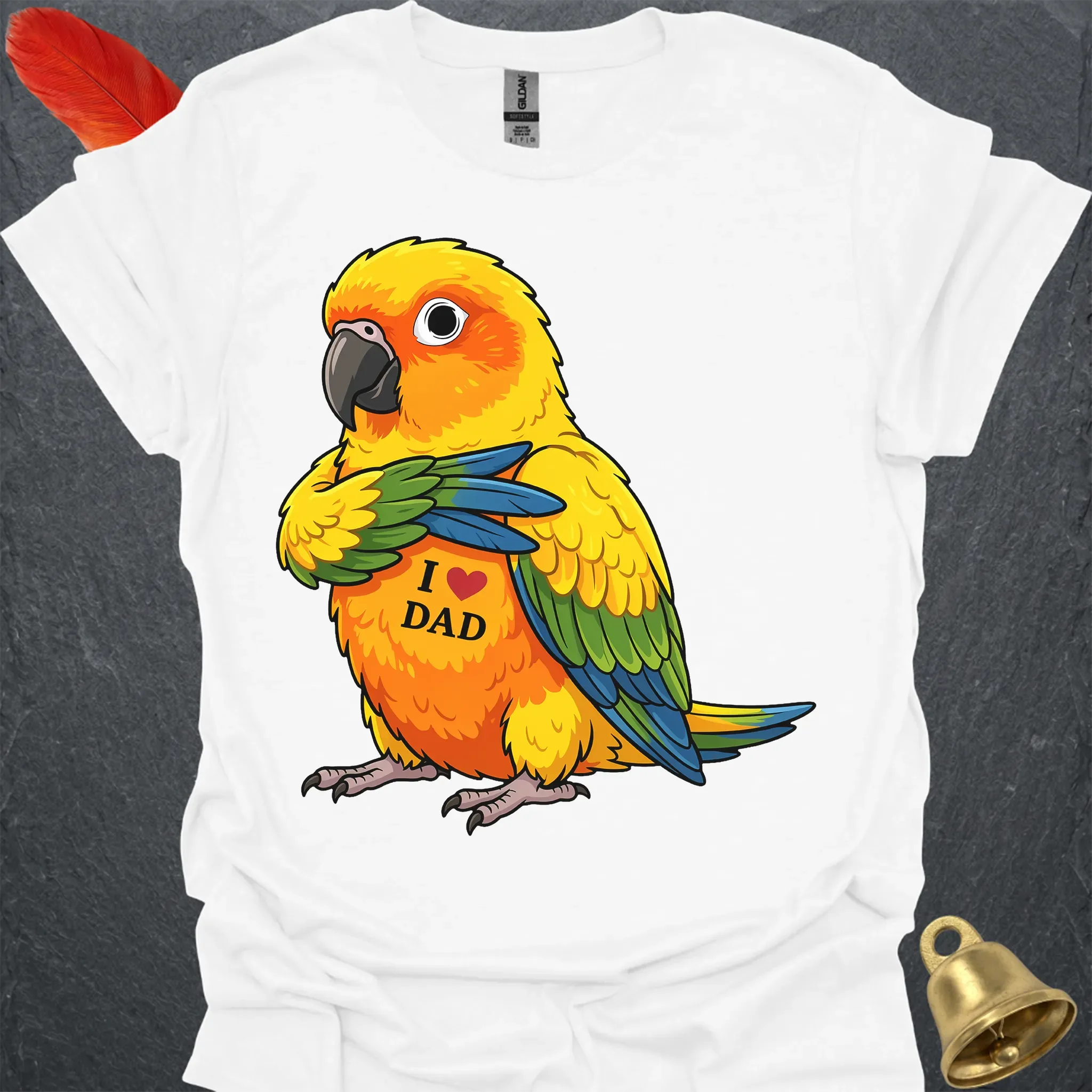 Sun Conure I Love Dad T-Shirt
