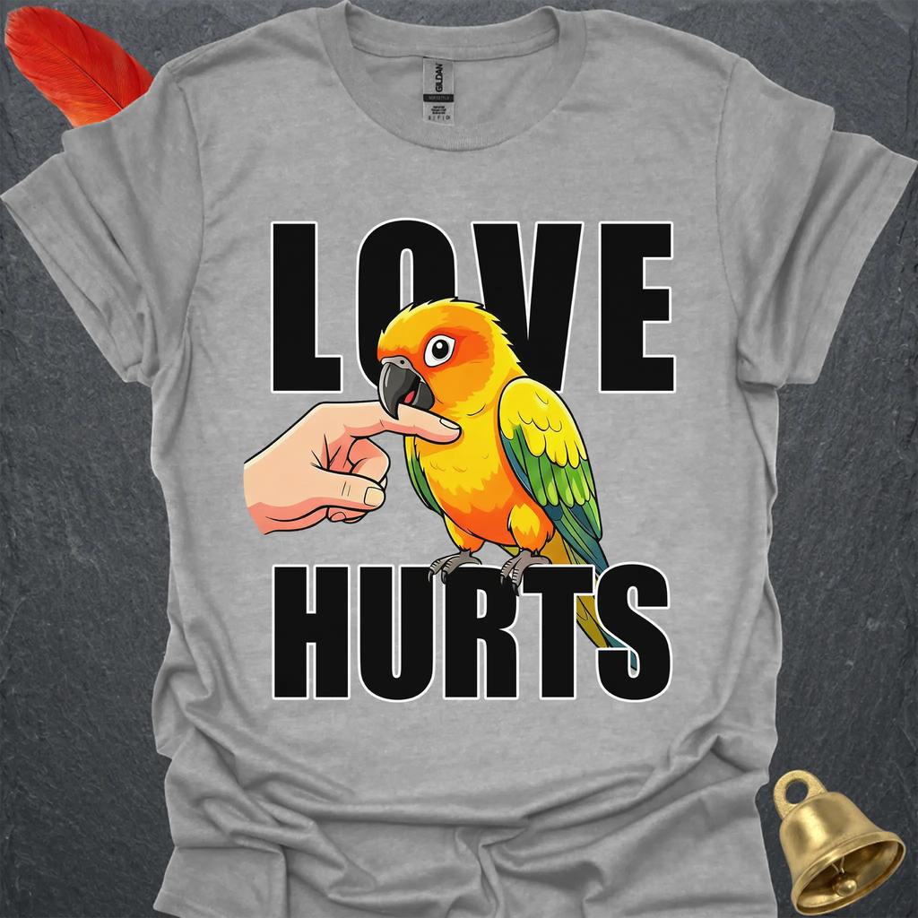 Sun Conure Love Hurts T-Shirt