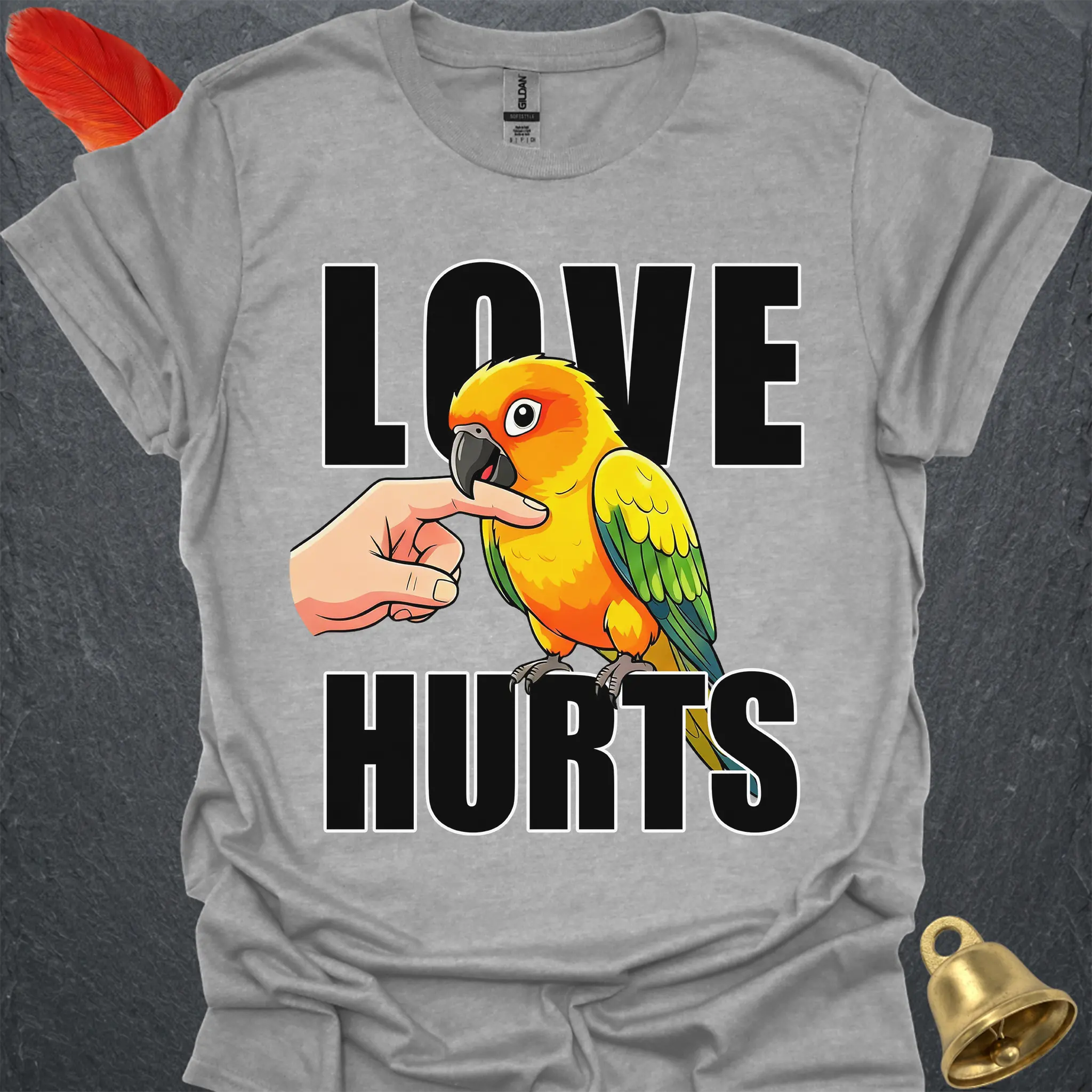 Sun Conure Love Hurts T-Shirt