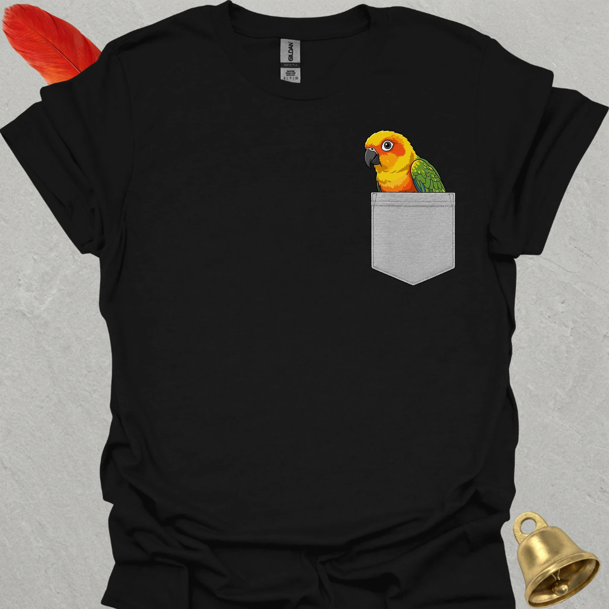 Sun Conure Pocket T-Shirt
