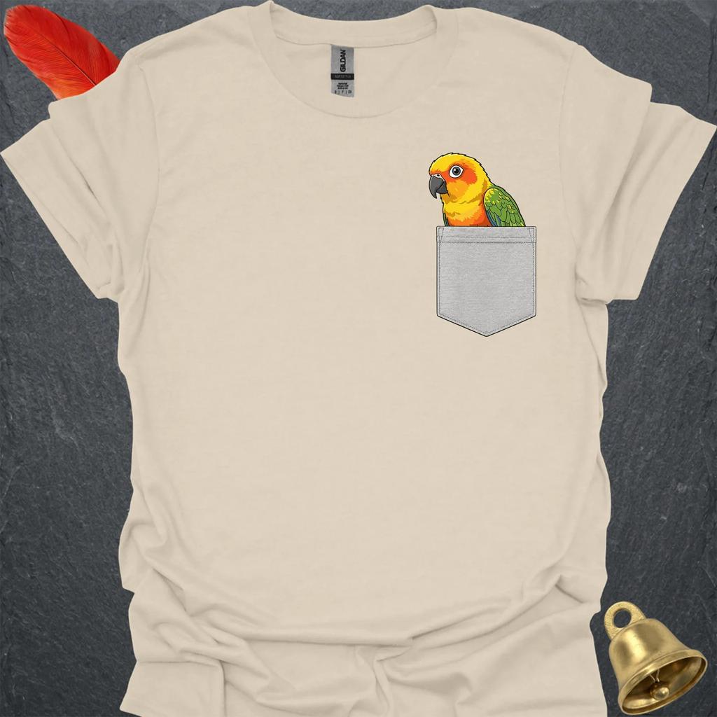 Sun Conure Pocket T-Shirt
