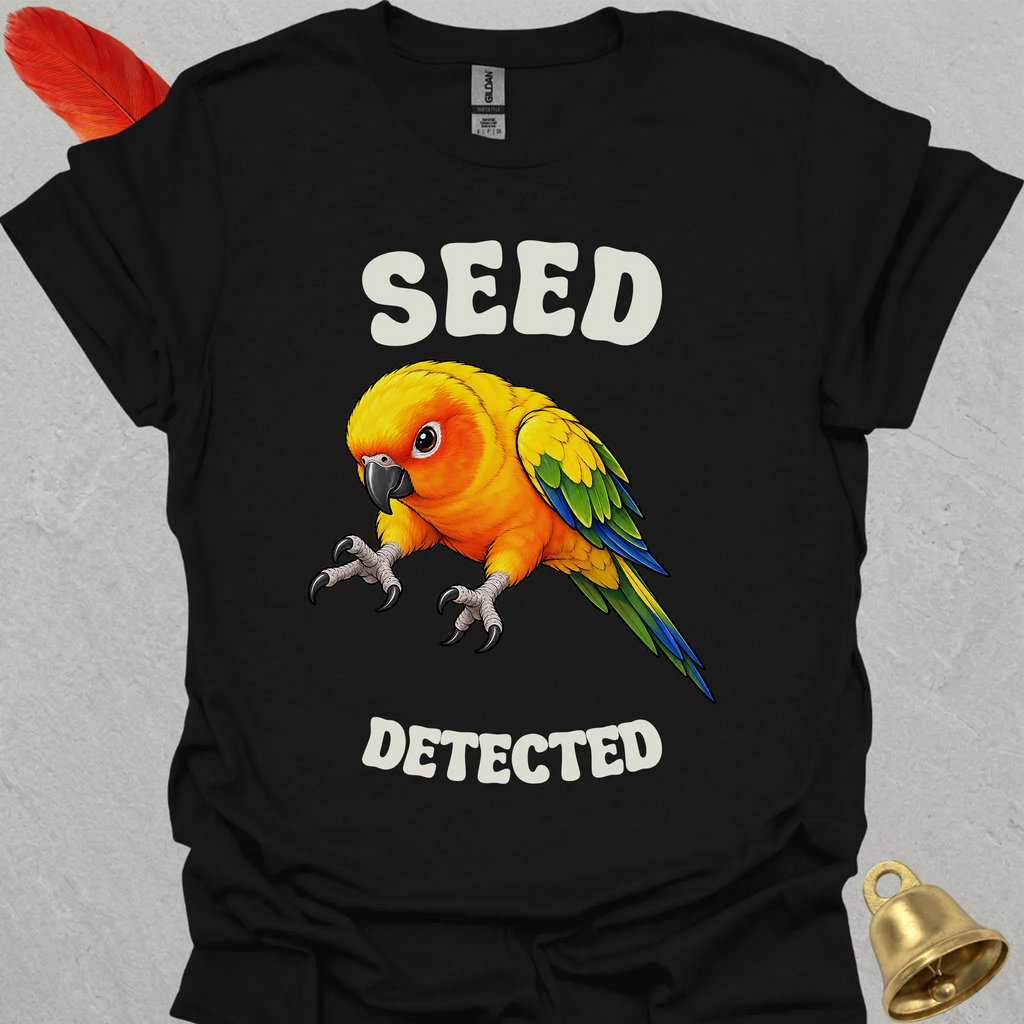 Sun Conure Seed Detected T-Shirt