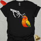 Sun Conure Skeleton Boop T-Shirt