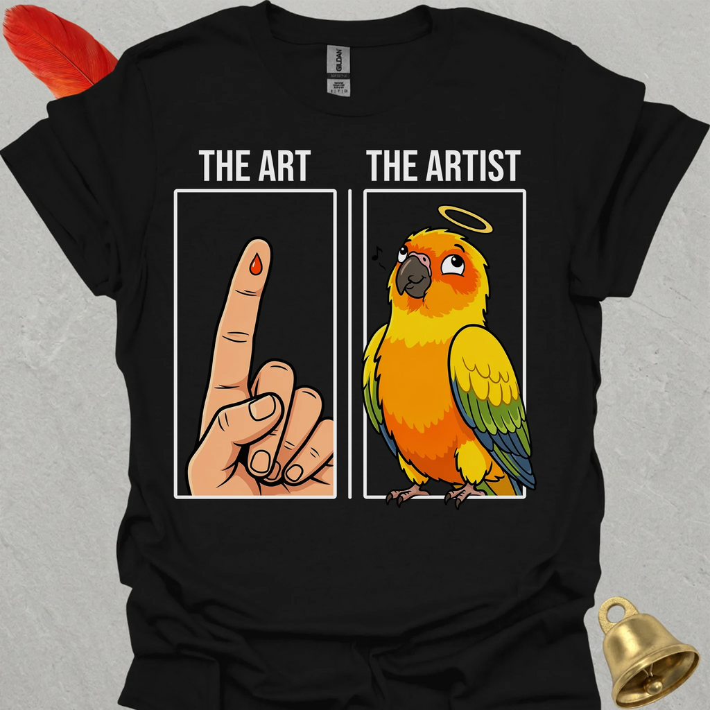 Sun Conure The Artist T-Shirt