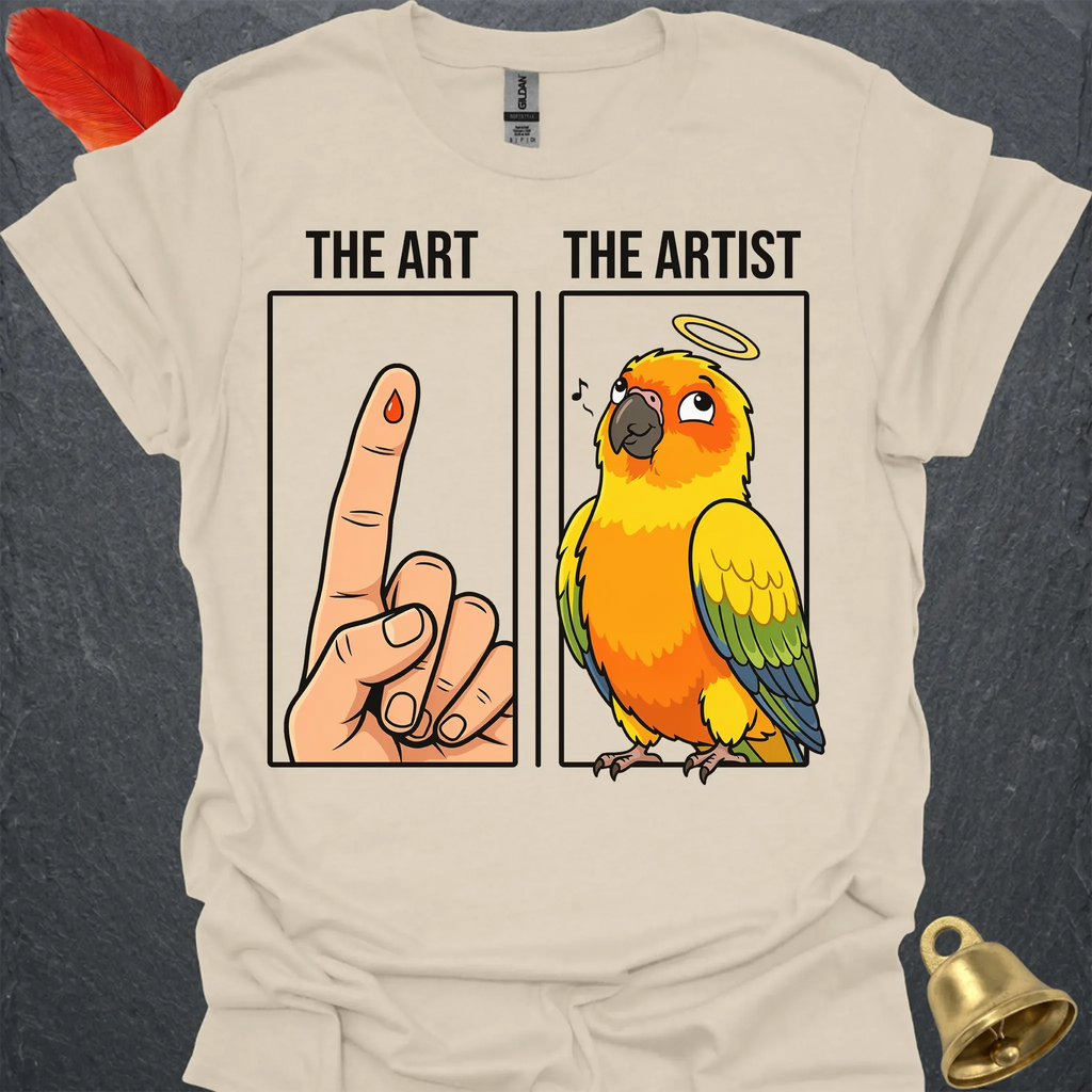 Sun Conure The Artist T-Shirt