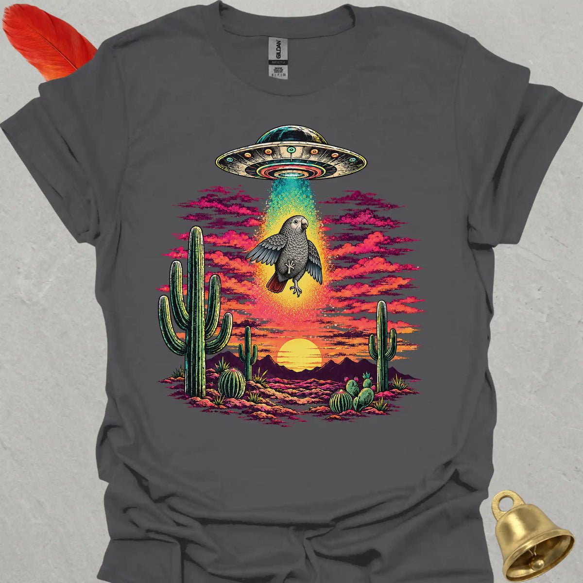 Timneh African Grey Abduction T-Shirt