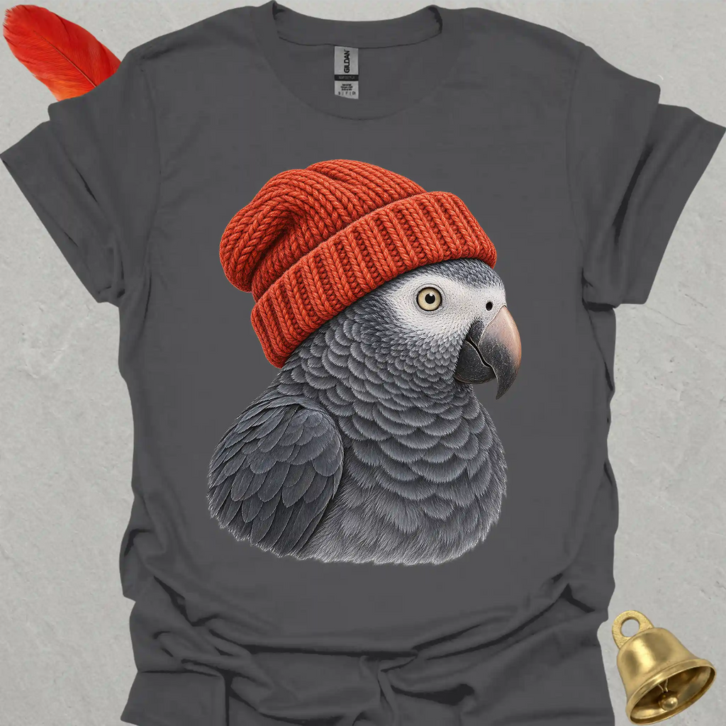 Timneh African Grey Beanie T-Shirt