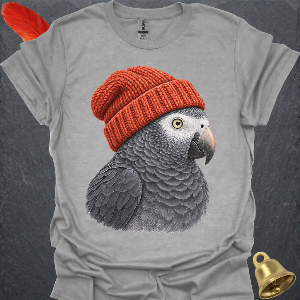 Timneh African Grey Beanie T-Shirt