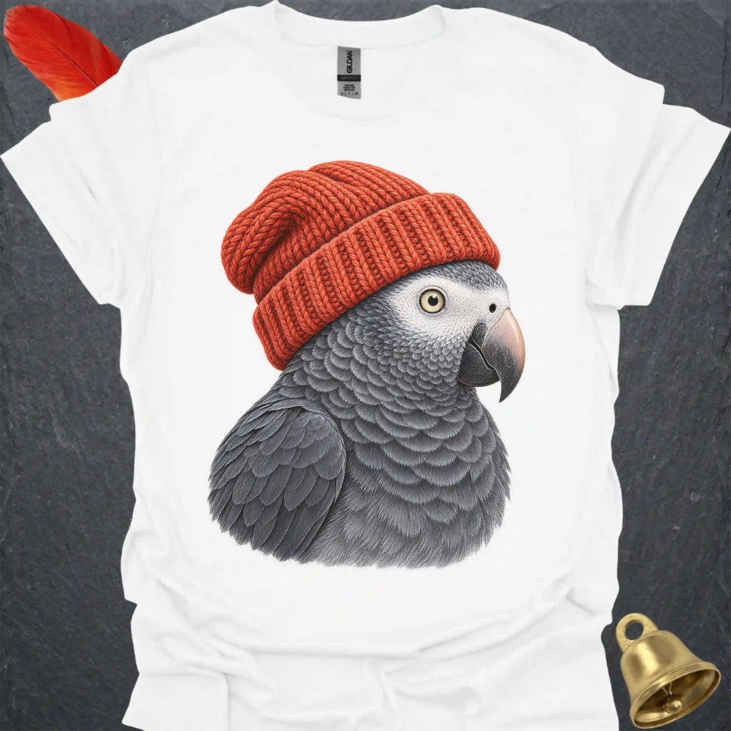 Timneh African Grey Beanie T-Shirt