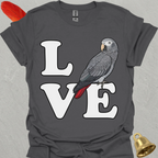 Timneh African Grey Bird Love T-Shirt