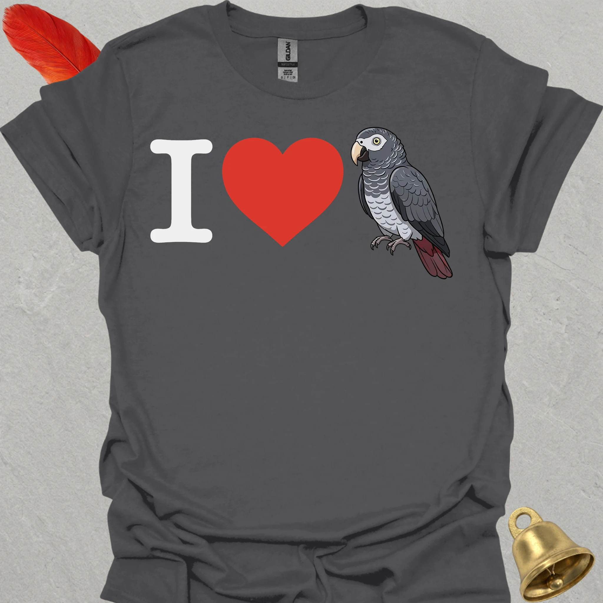 I Love Timneh African Grey T-Shirt