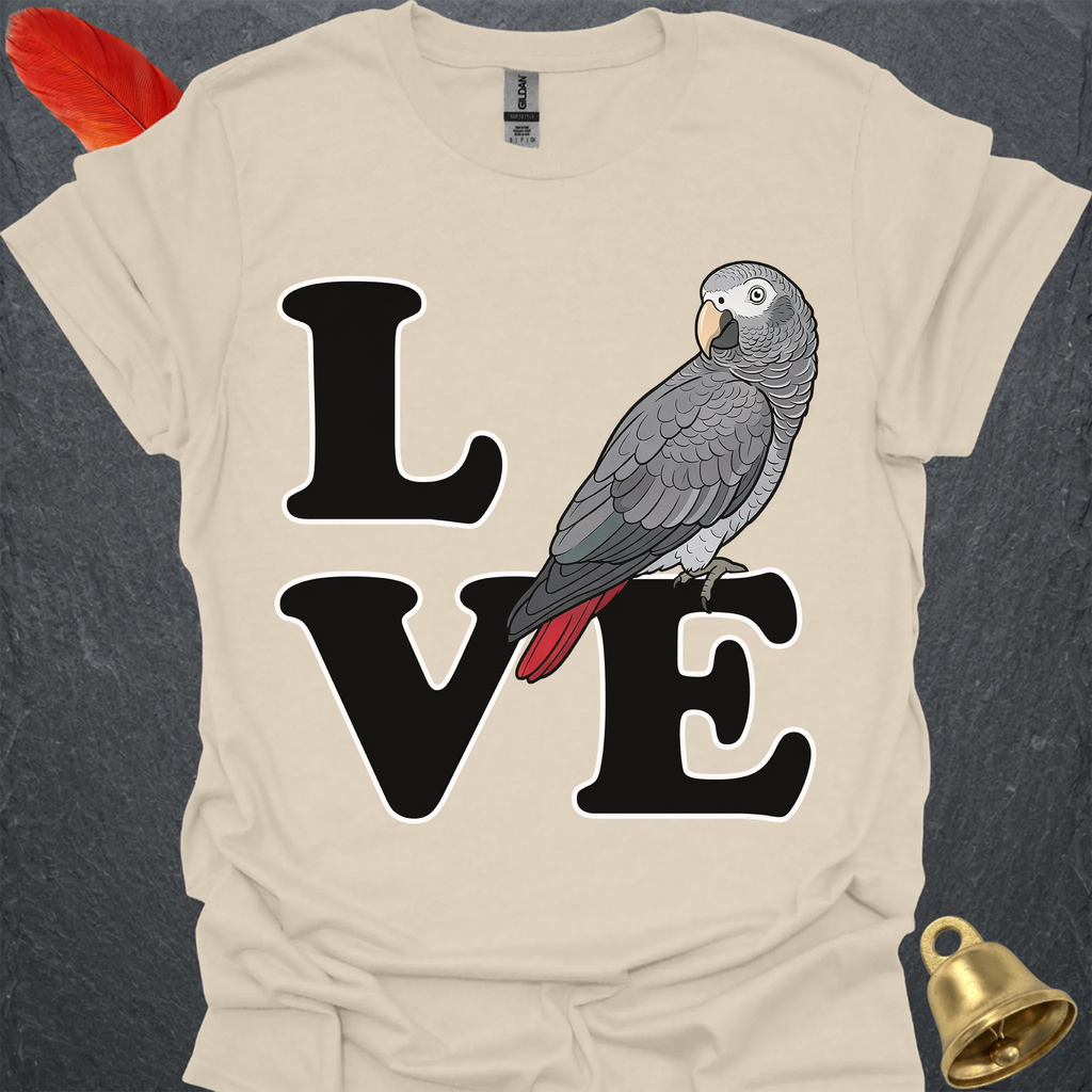 Timneh African Grey Bird Love T-Shirt