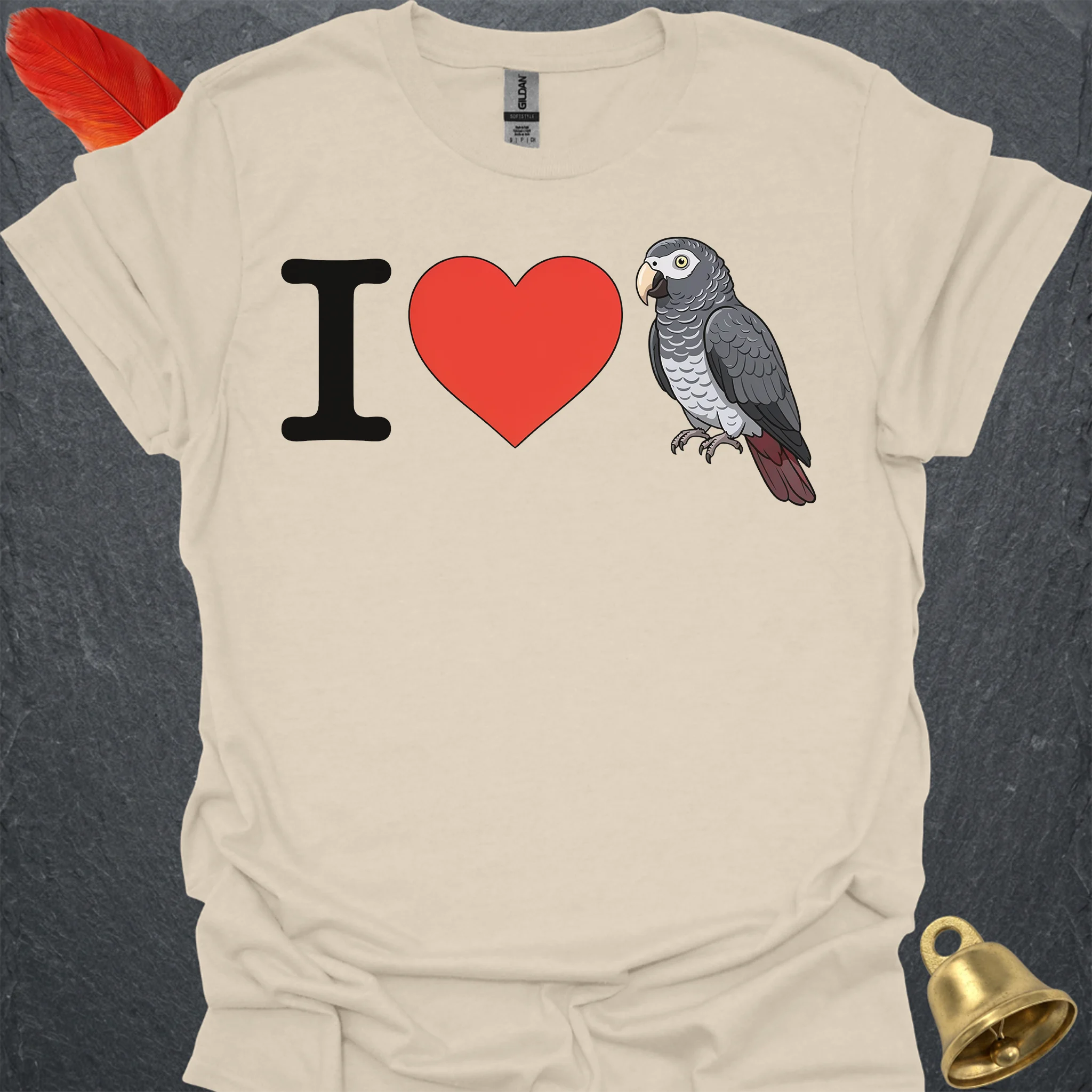 I Love Timneh African Grey T-Shirt