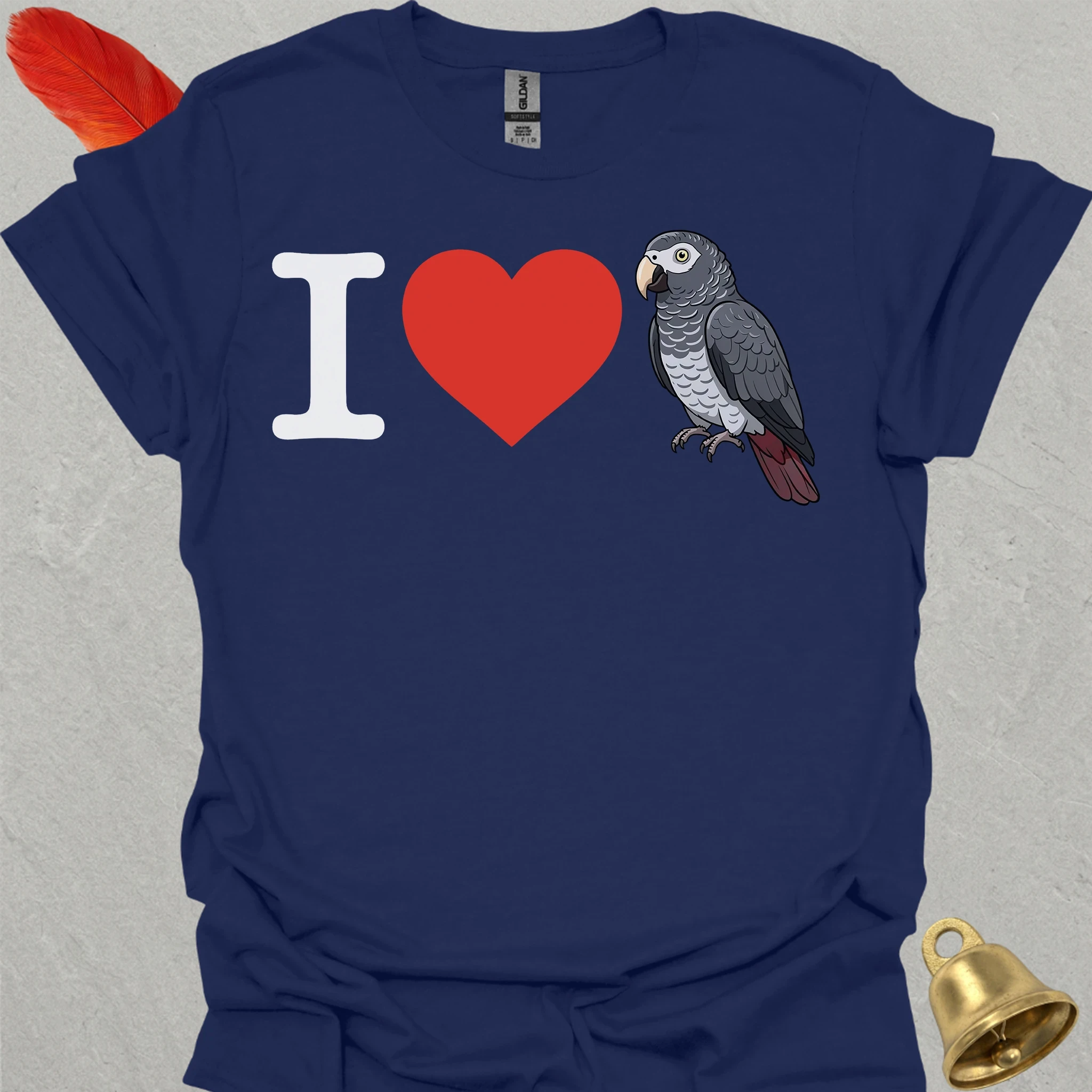 I Love Timneh African Grey T-Shirt