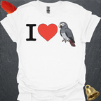 I Love Timneh African Grey T-Shirt