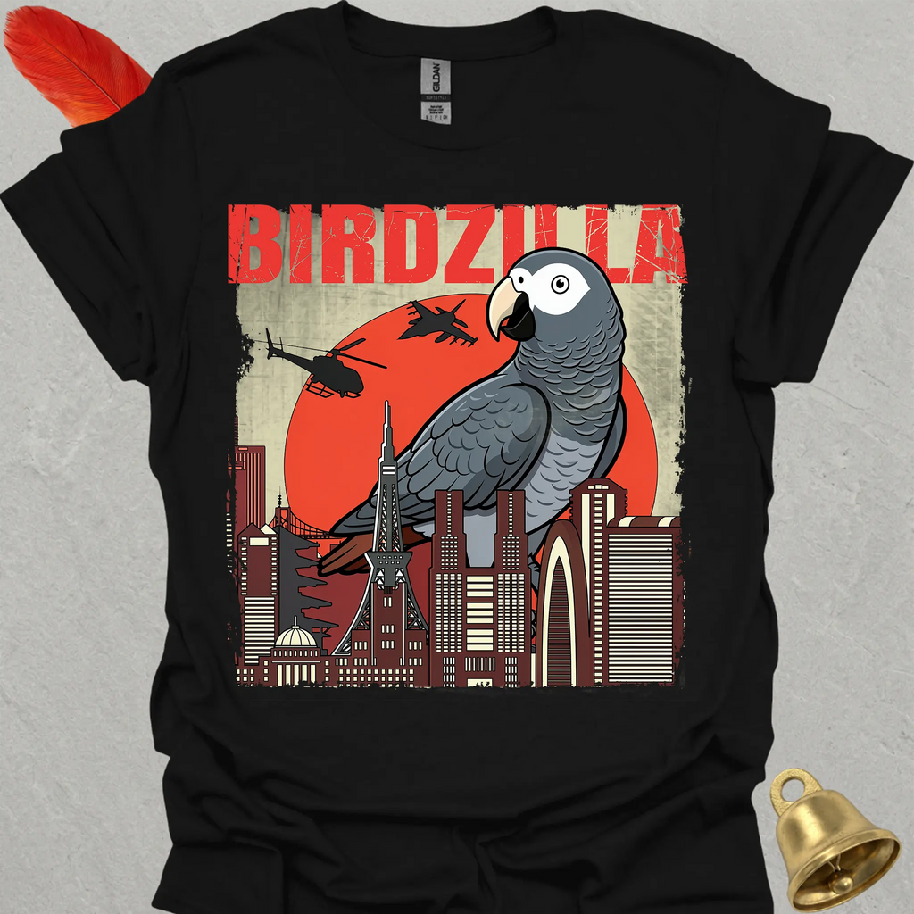 Timneh African Grey Birdzilla T-Shirt