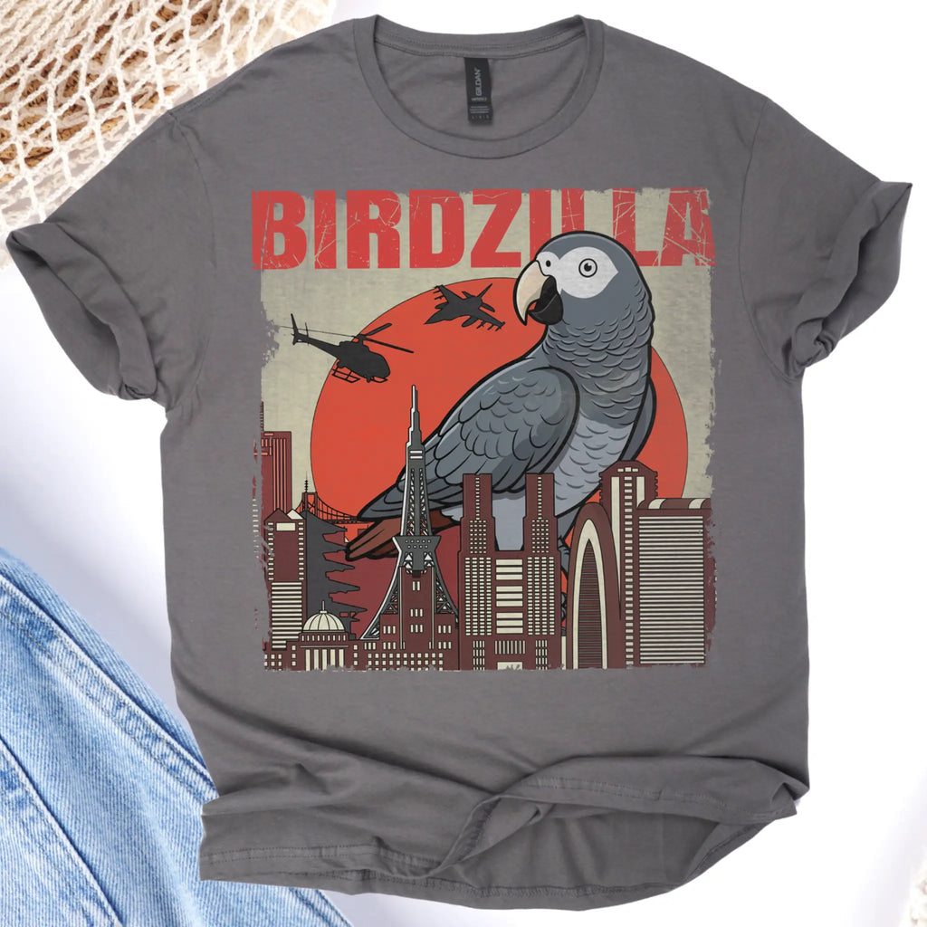 Timneh African Grey Birdzilla T-Shirt