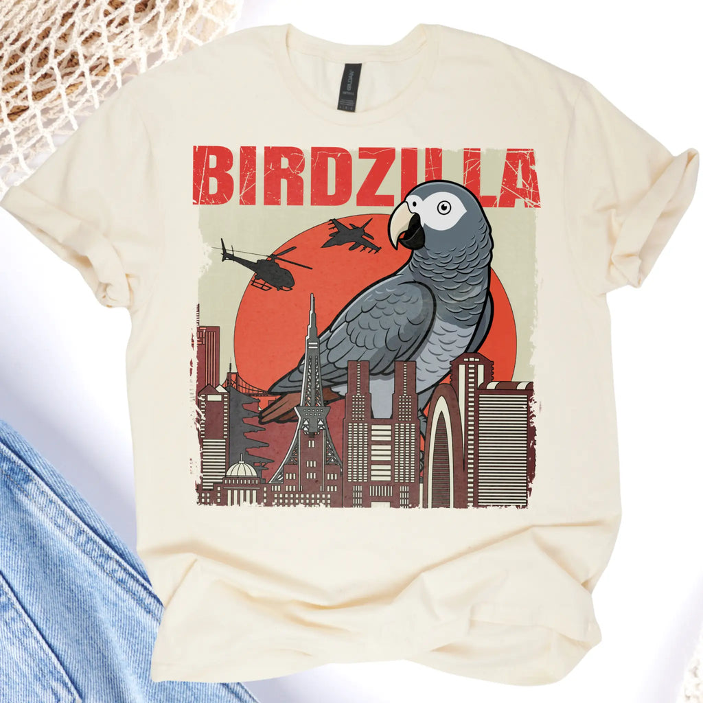 Timneh African Grey Birdzilla T-Shirt
