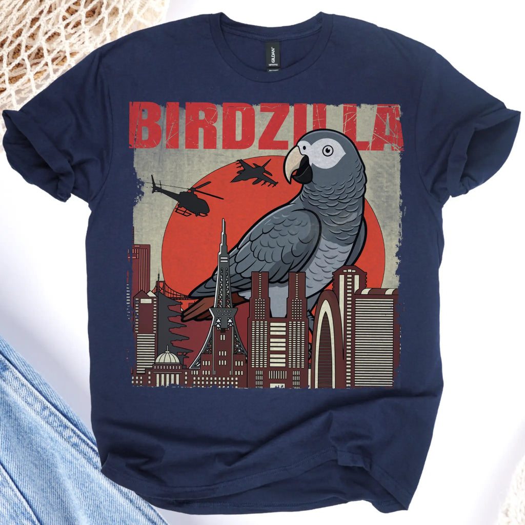 Timneh African Grey Birdzilla T-Shirt