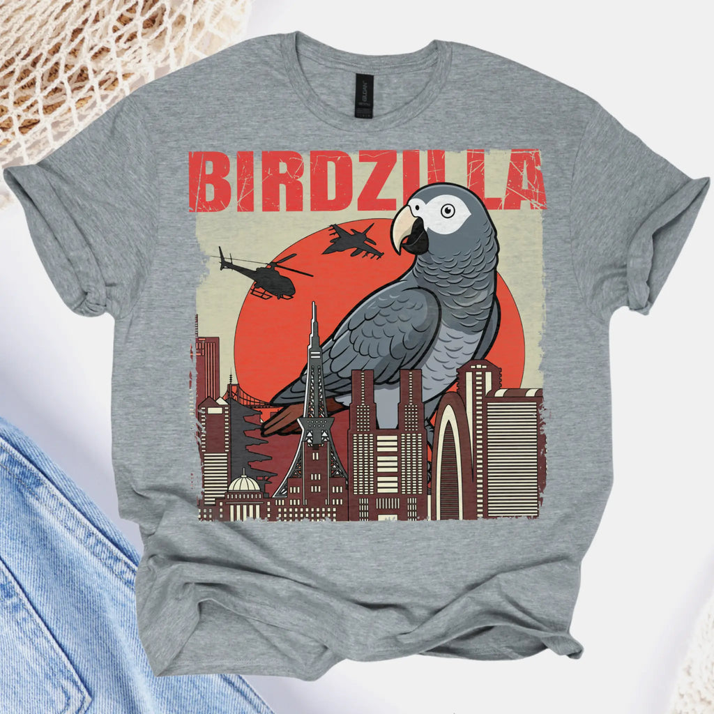 Timneh African Grey Birdzilla T-Shirt