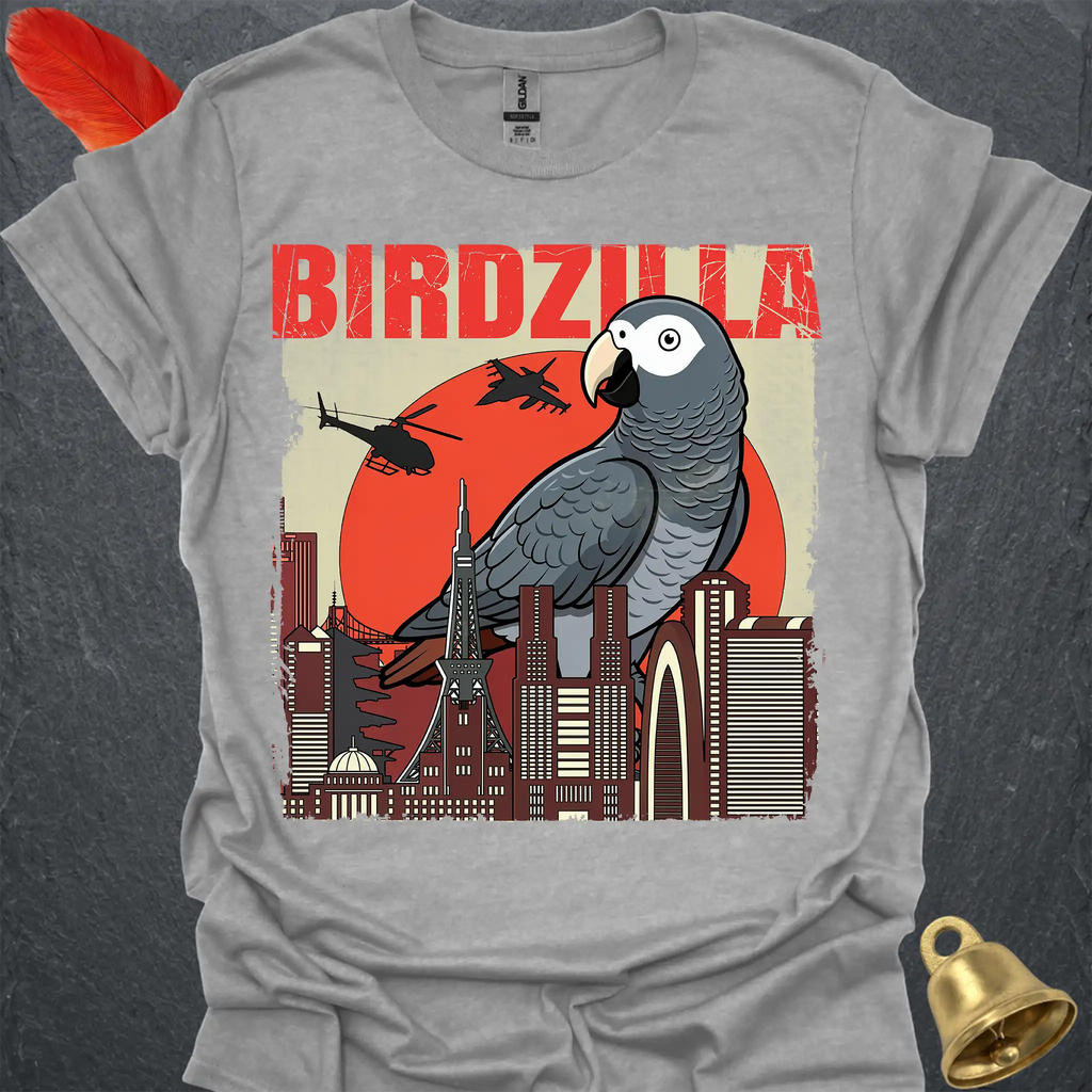 Timneh African Grey Birdzilla T-Shirt