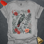 Timneh African Grey Boho Flower T-Shirt