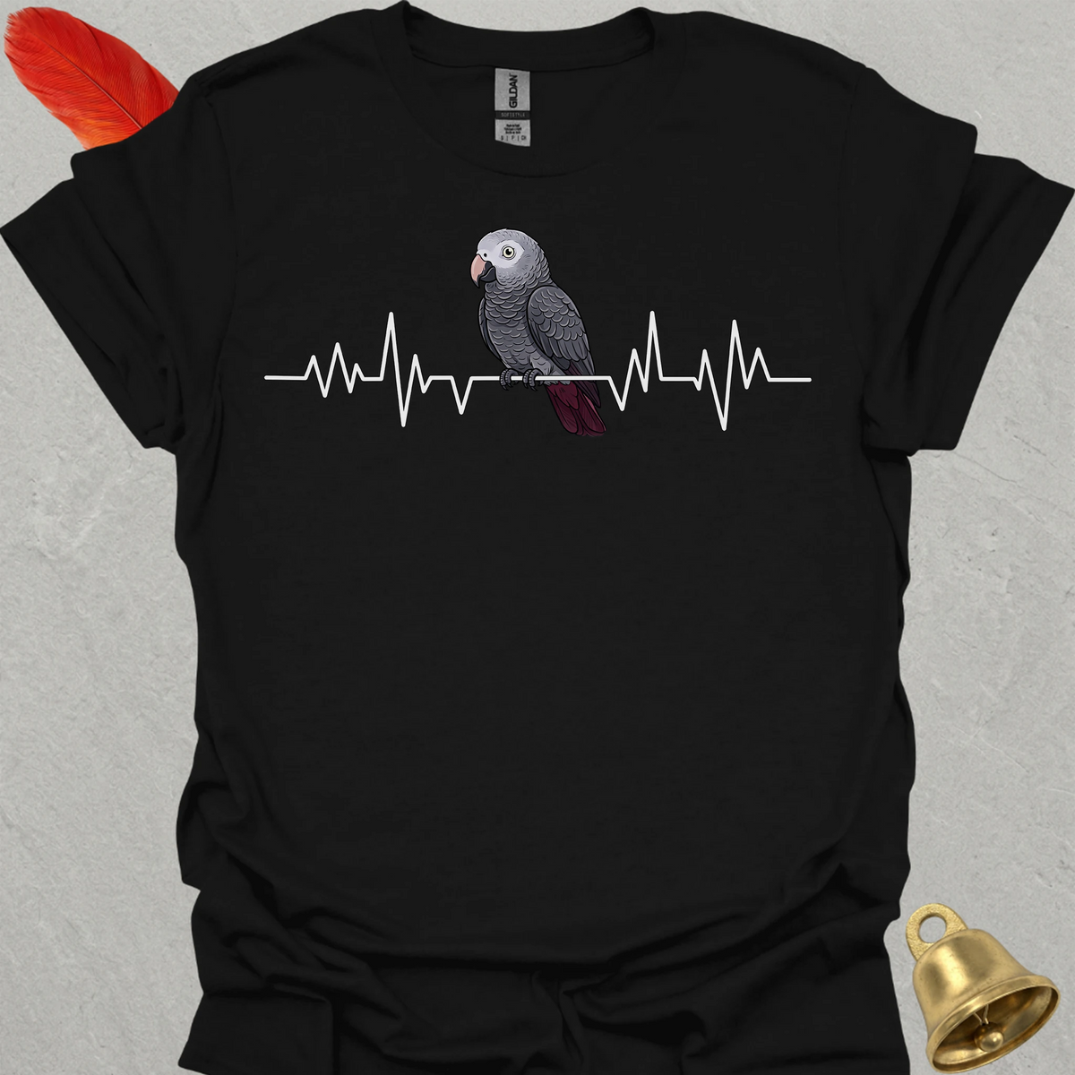 Timneh African Grey Heartbeat T-Shirt