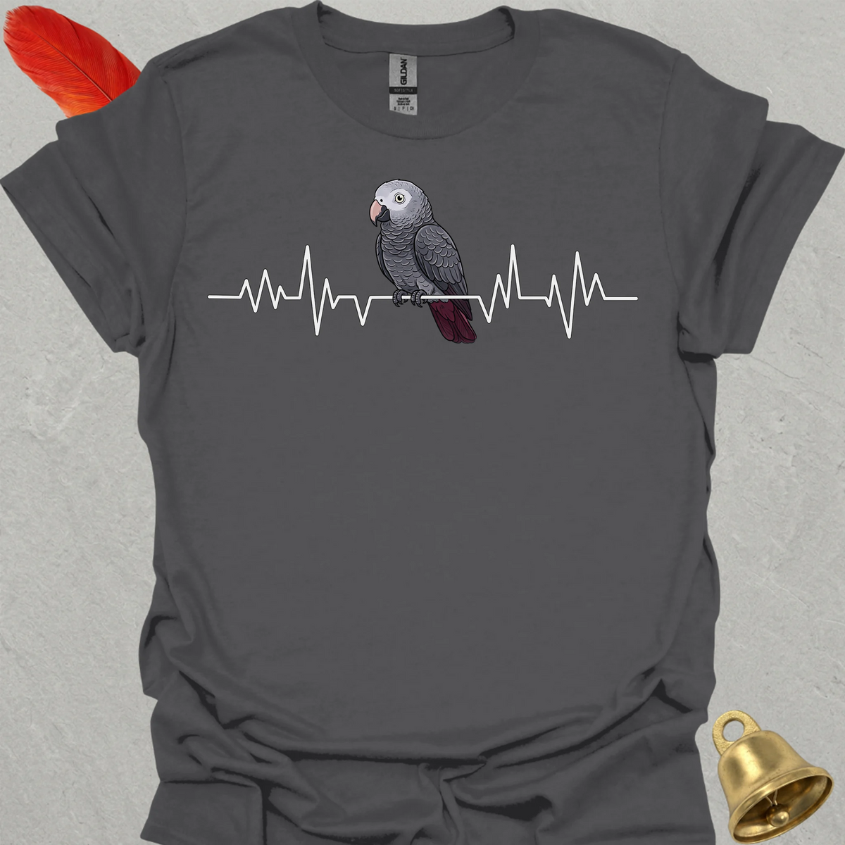 Timneh African Grey Heartbeat T-Shirt