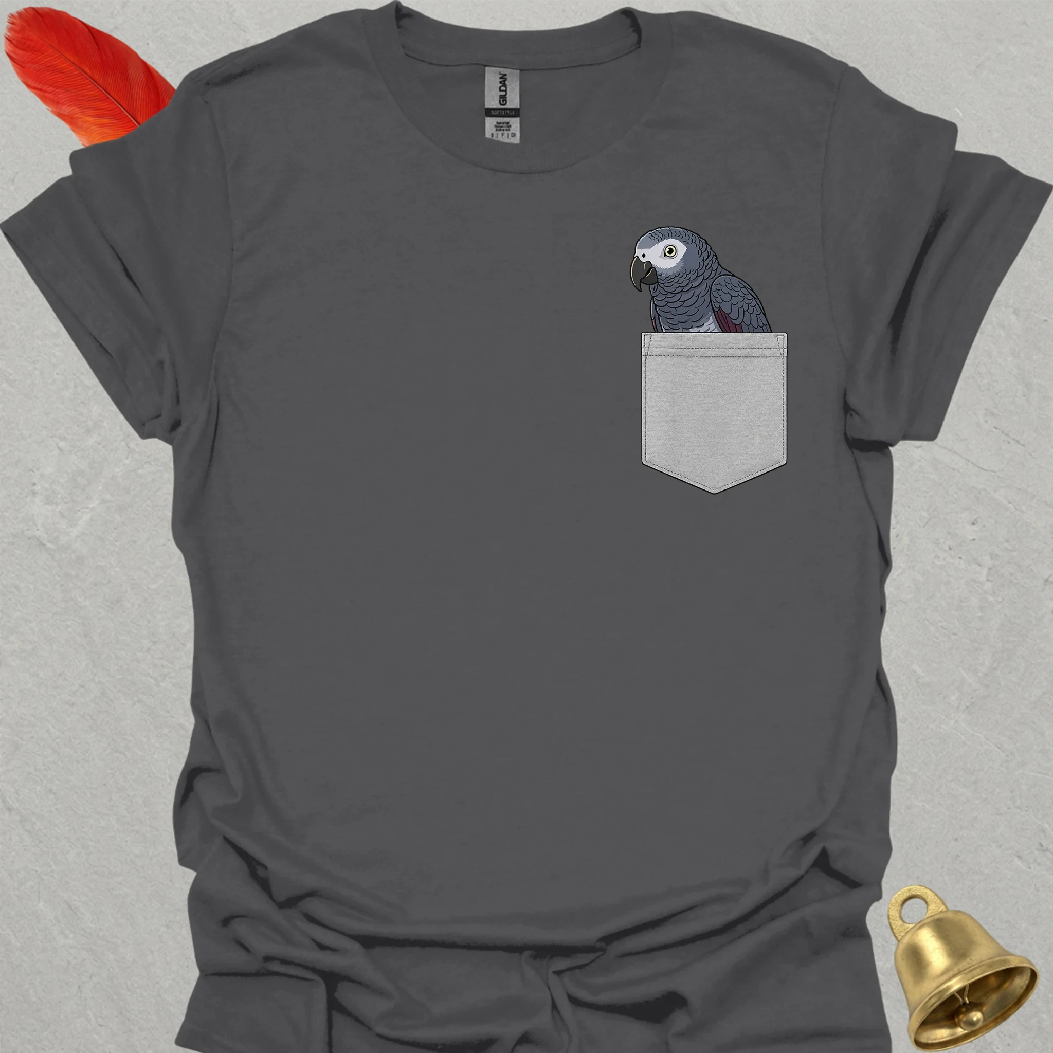 Timneh African Grey Pocket T-Shirt