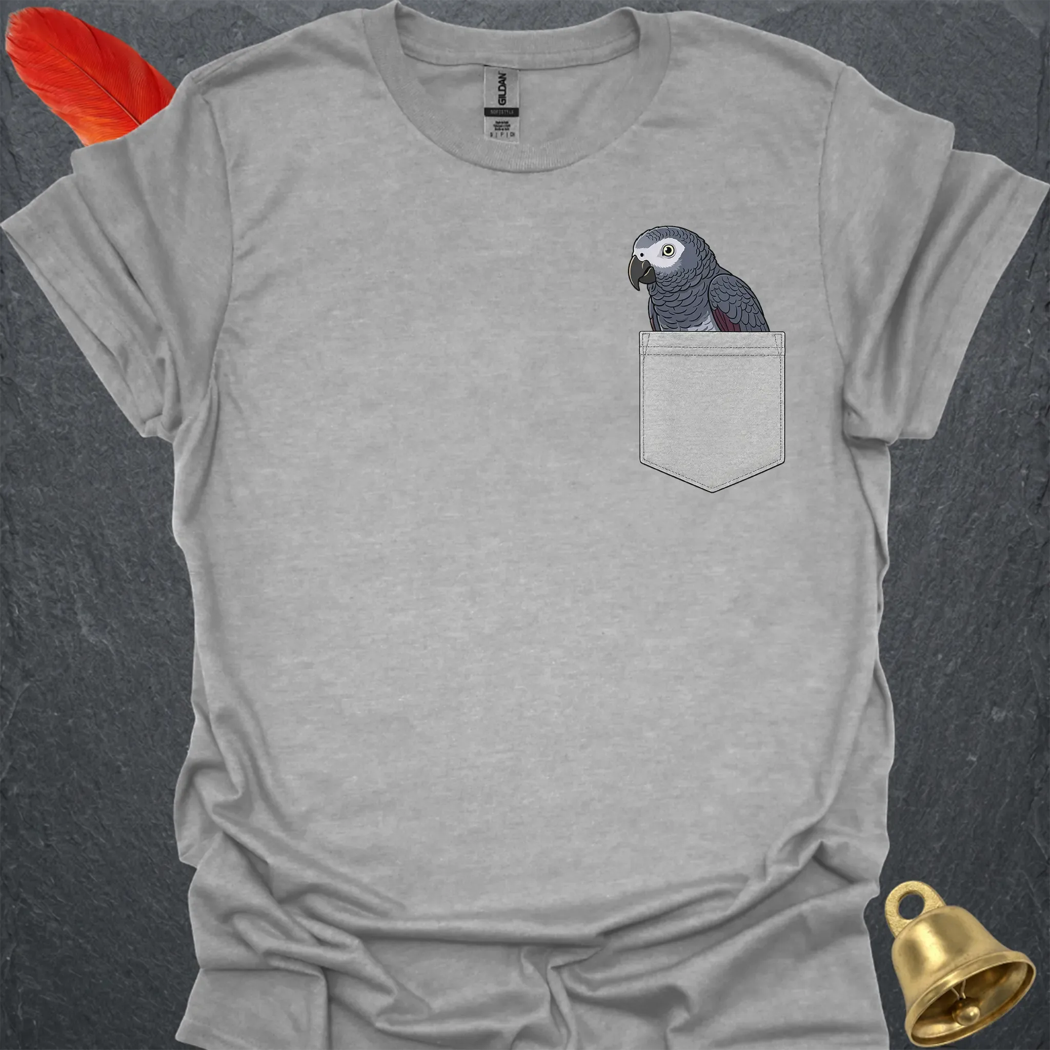 Timneh African Grey Pocket T-Shirt