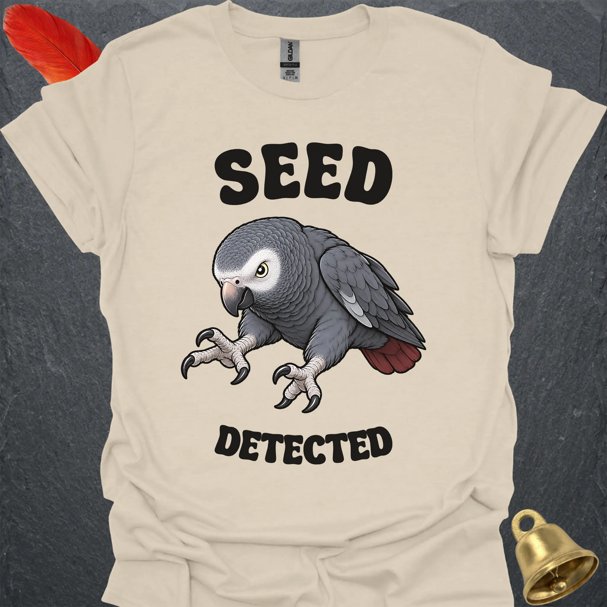 Timneh African Grey Seed Detected T-Shirt