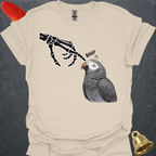 Timneh African Grey Skeleton Boop T-Shirt