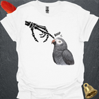 Timneh African Grey Skeleton Boop T-Shirt