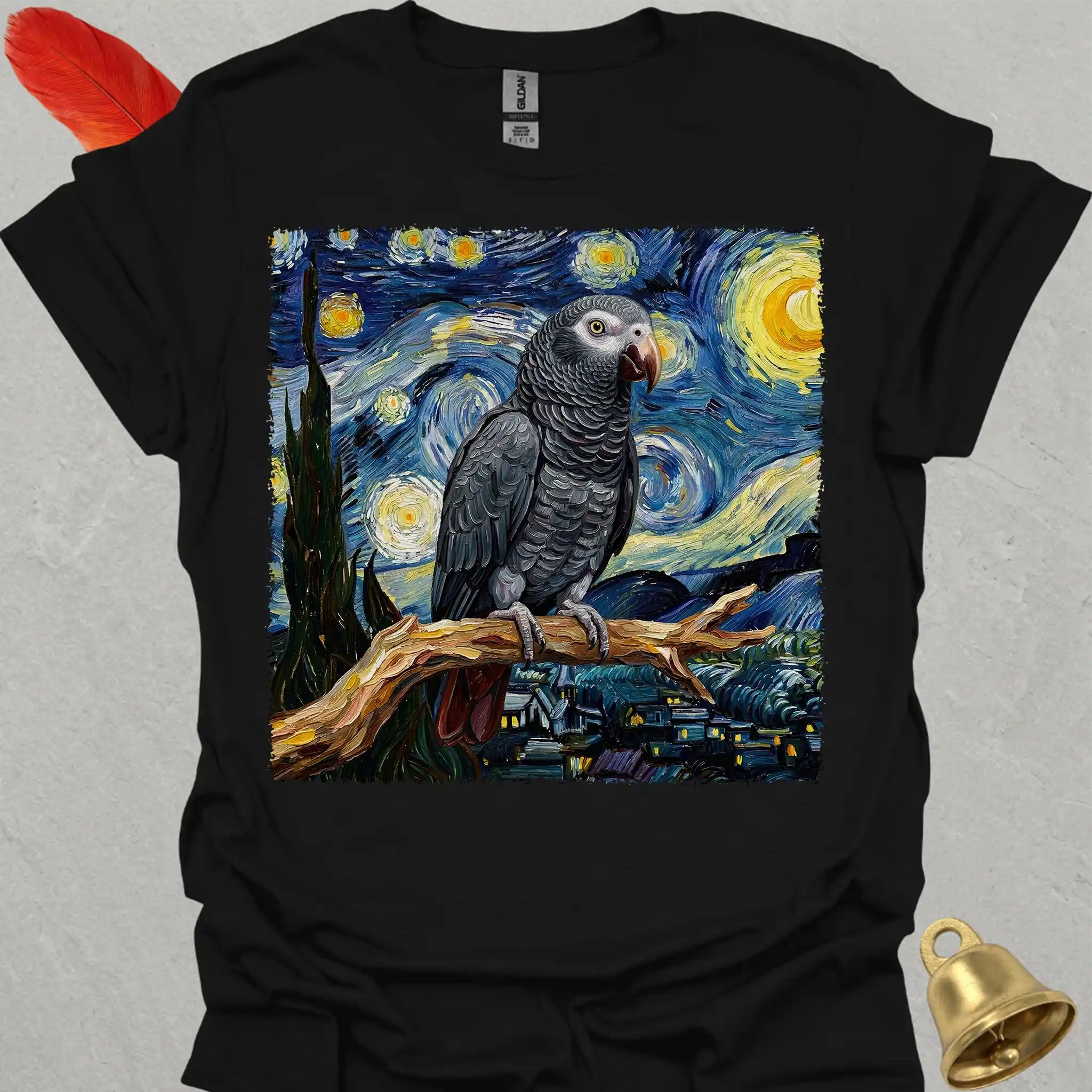 Timneh African Grey Starry Night T-Shirt