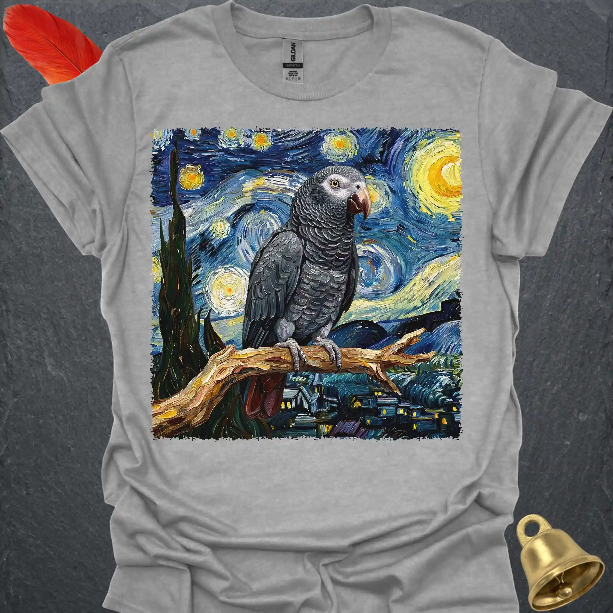 Timneh African Grey Starry Night T-Shirt