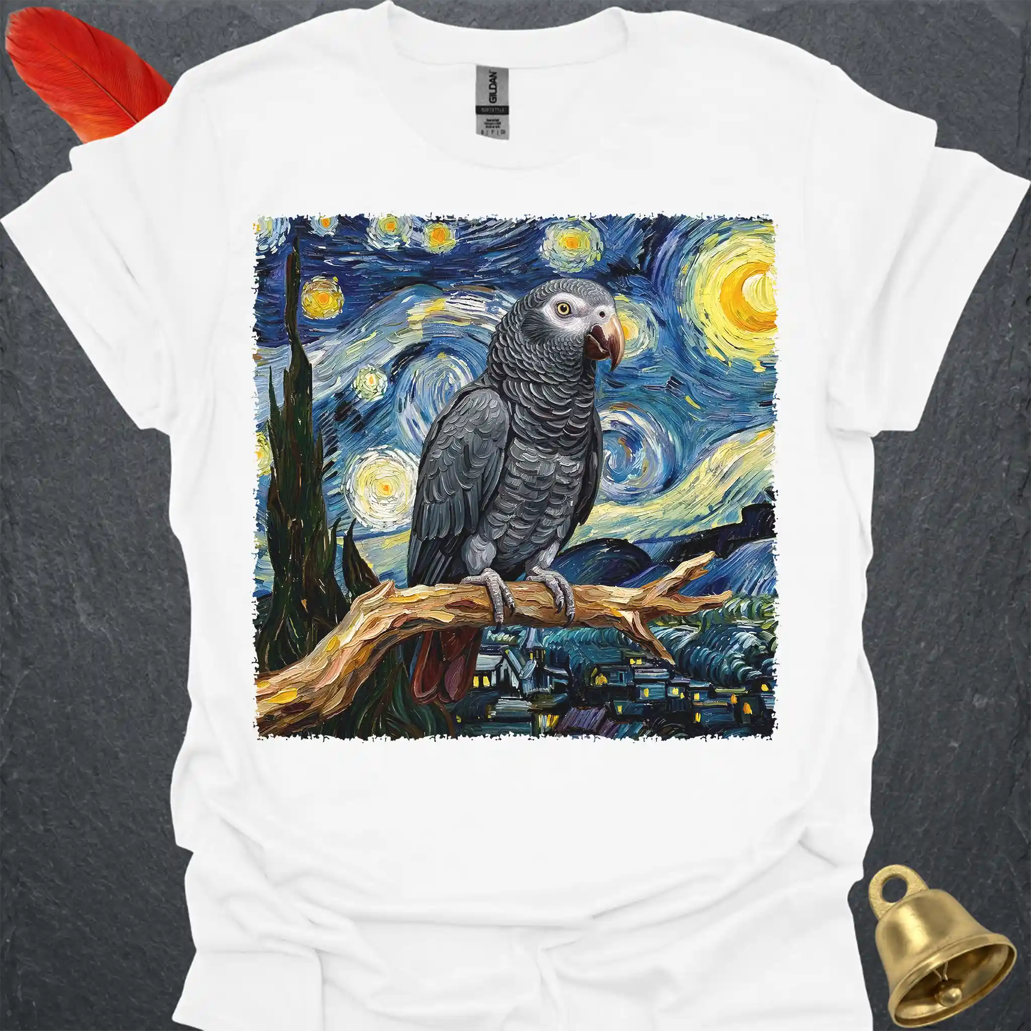 Timneh African Grey Starry Night T-Shirt
