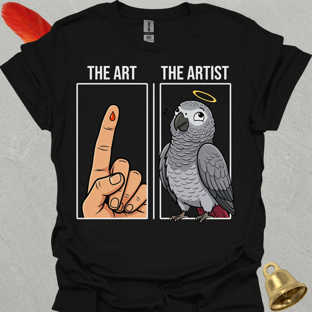 Timneh African Grey The Artist T-Shirt