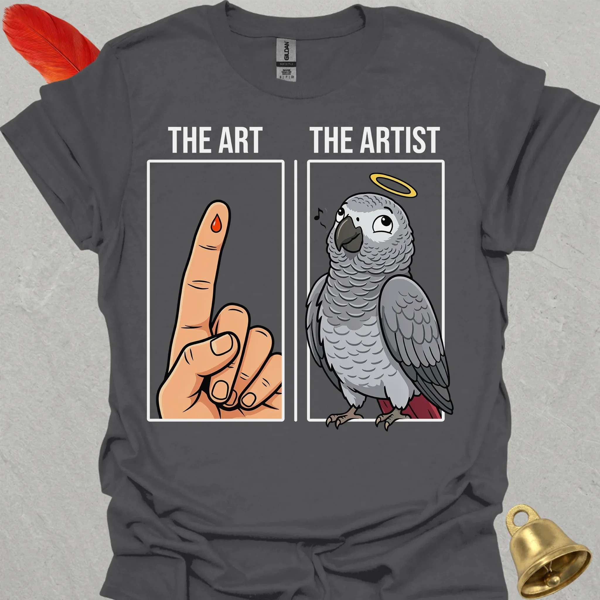 Timneh African Grey The Artist T-Shirt