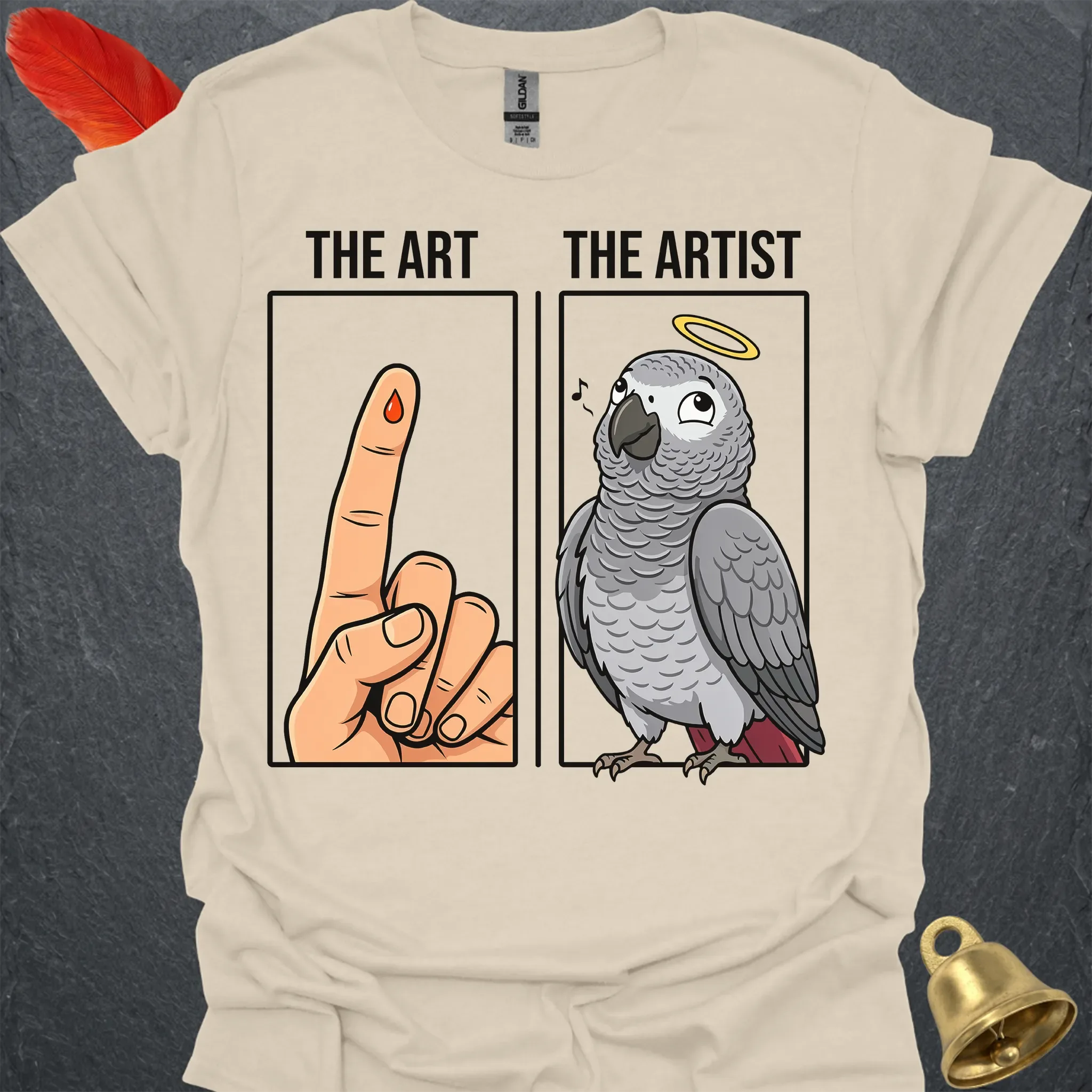 Timneh African Grey The Artist T-Shirt
