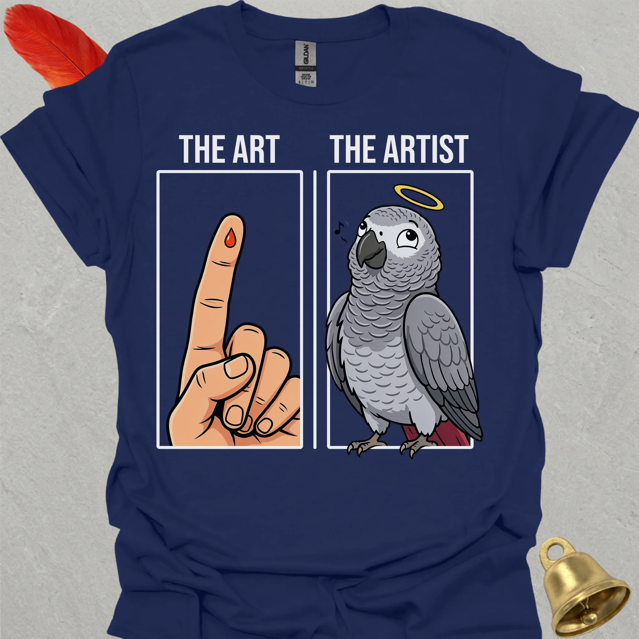 Timneh African Grey The Artist T-Shirt