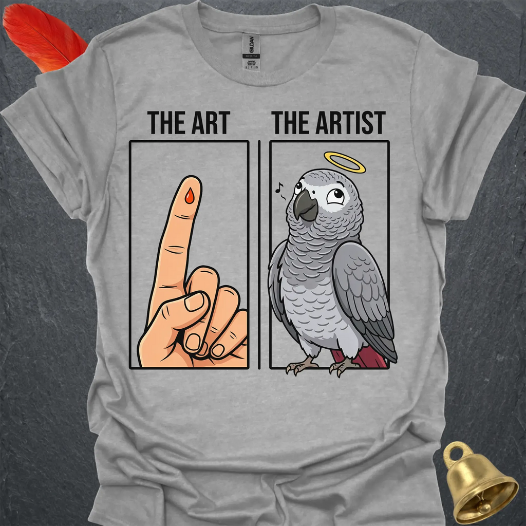 Timneh African Grey The Artist T-Shirt