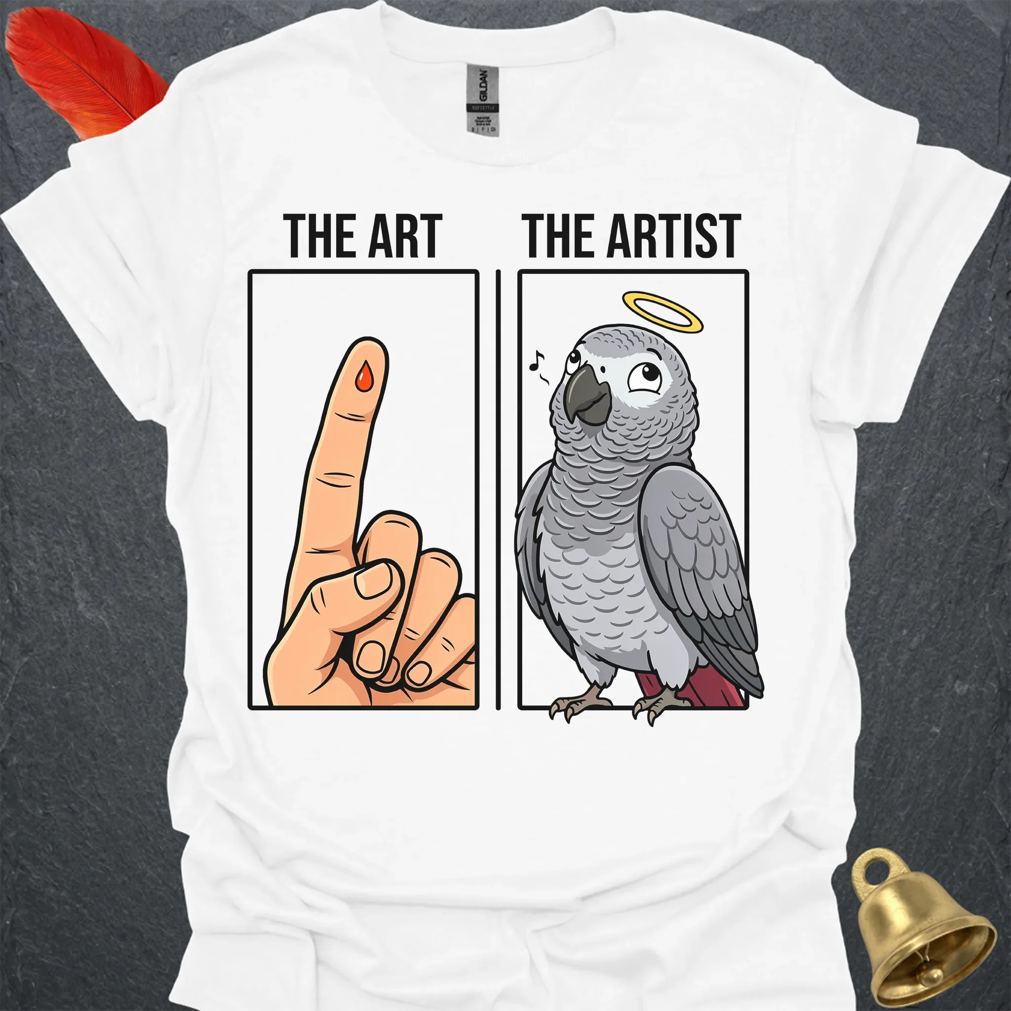 Timneh African Grey The Artist T-Shirt