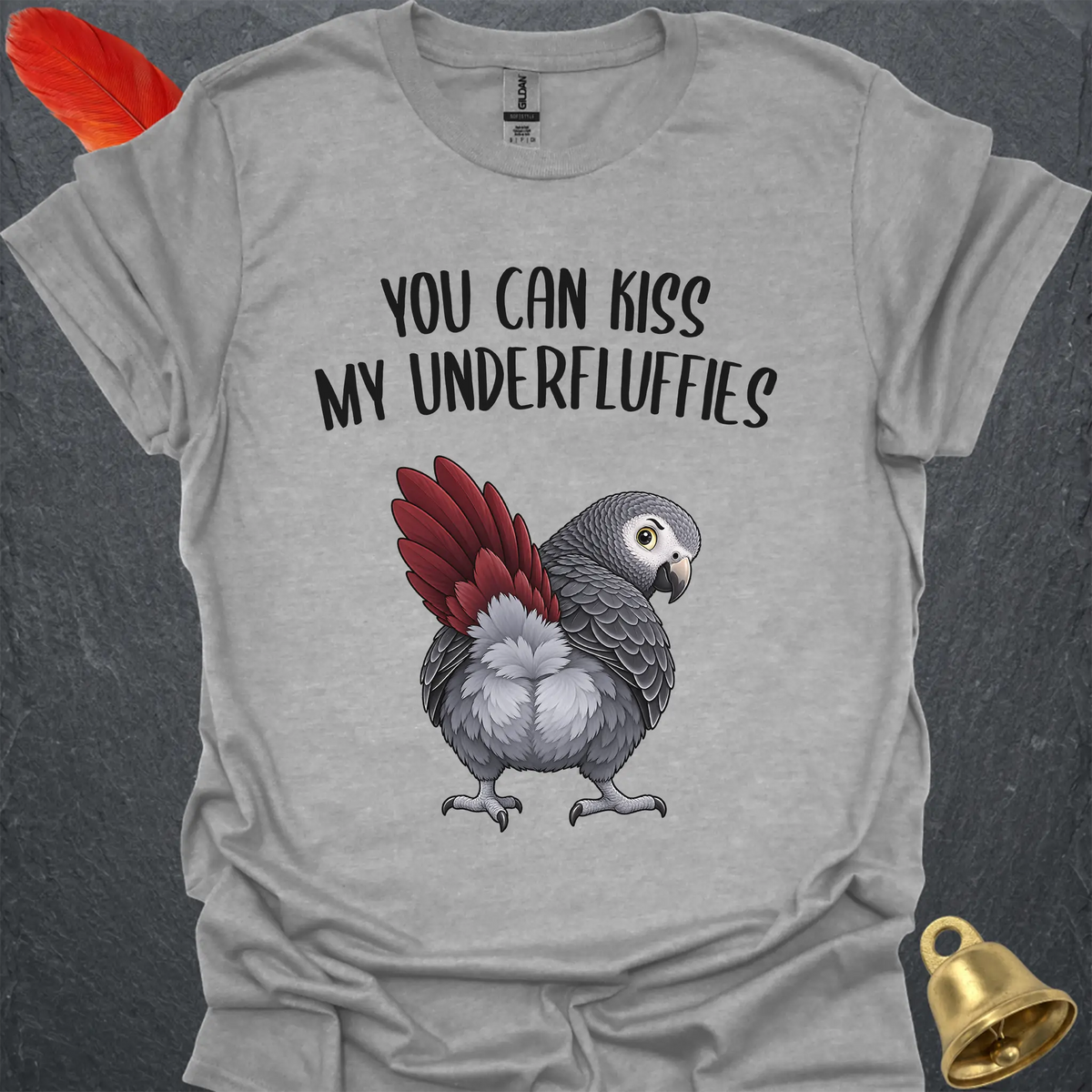 Timneh African Grey Underfluffies T-Shirt
