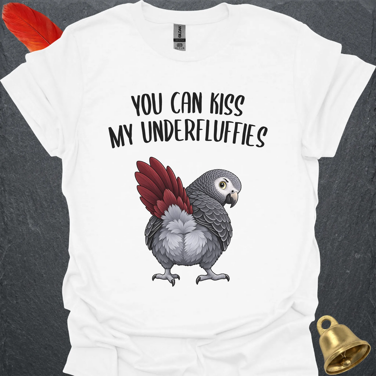 Timneh African Grey Underfluffies T-Shirt